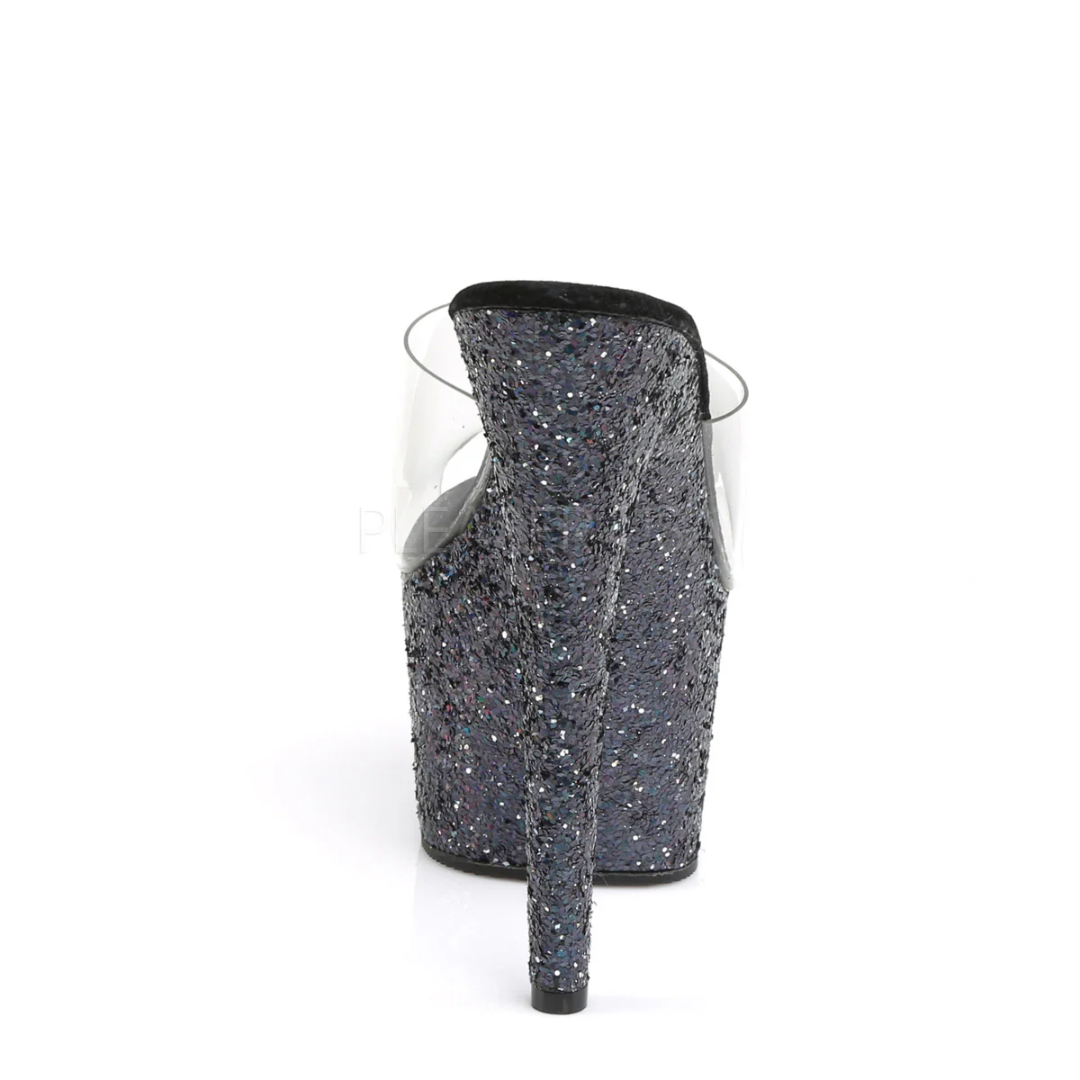 ADORE-701LG  Clear/Black Holo Glitter - Image 4