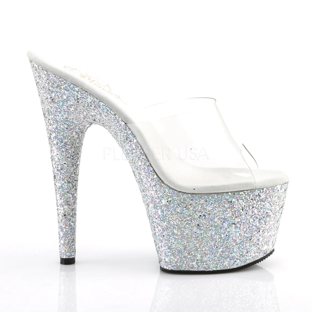ADORE-701LG  Clear/Silver Multi Glitter - Image 5