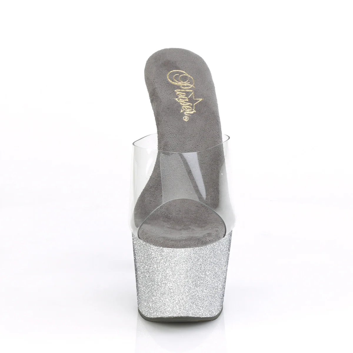 ADORE-701OMBRE  Clear/Silver-Black Ombre Mini Glitter - Image 2
