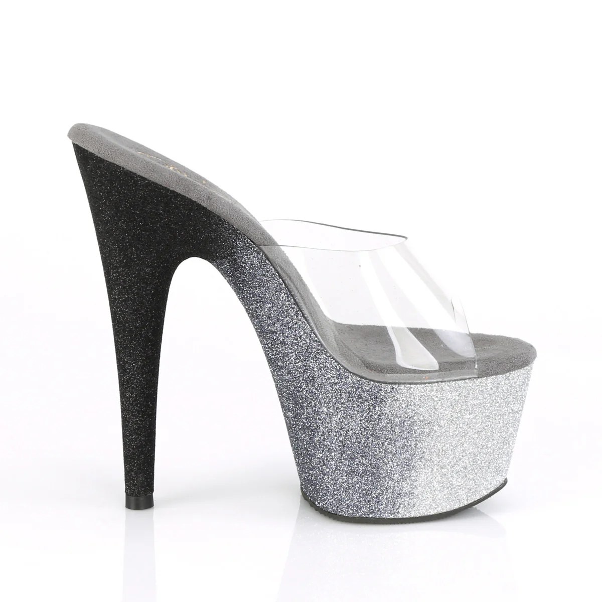 ADORE-701OMBRE  Clear/Silver-Black Ombre Mini Glitter - Image 5