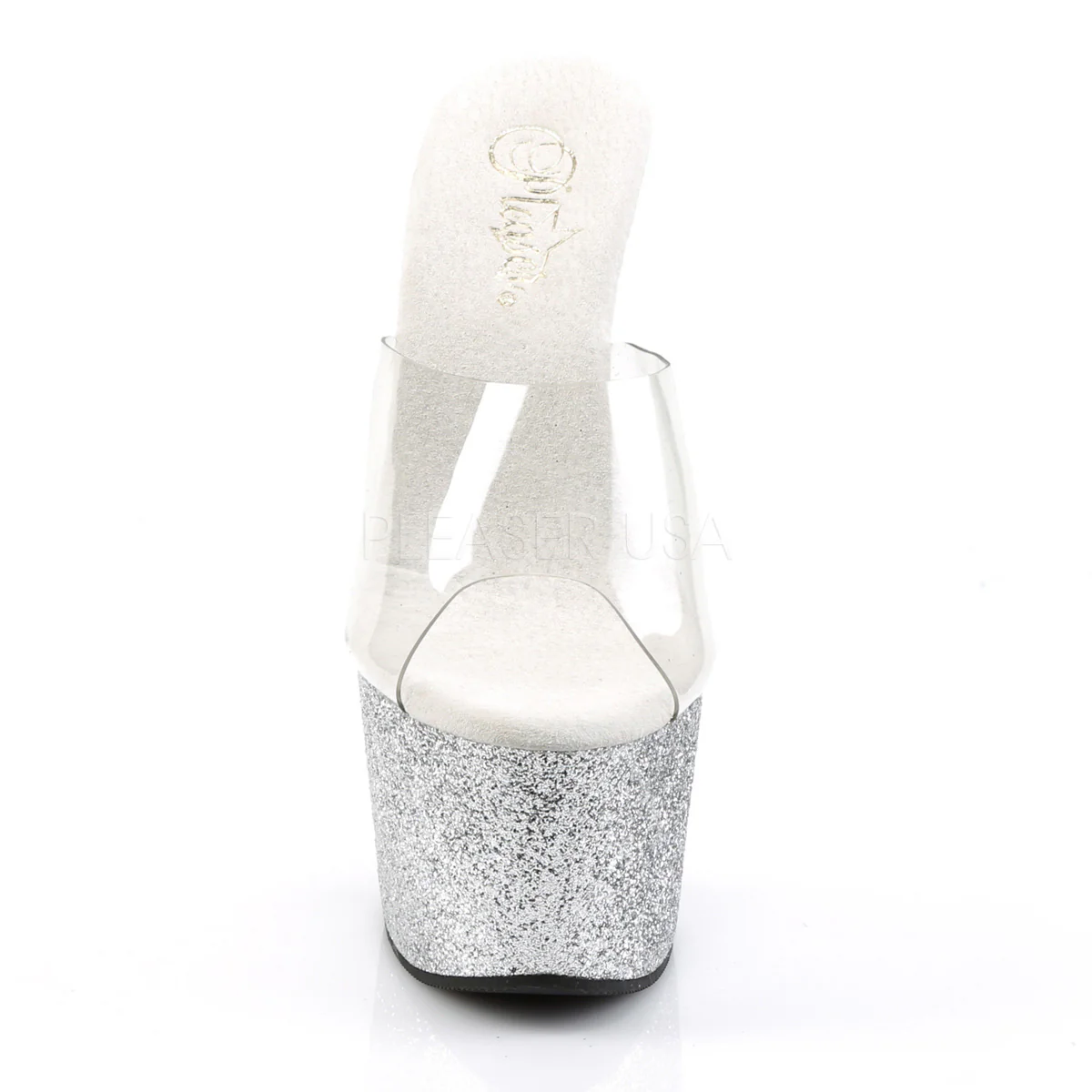 ADORE-701SDG Clear/Silver Glitter - Image 2