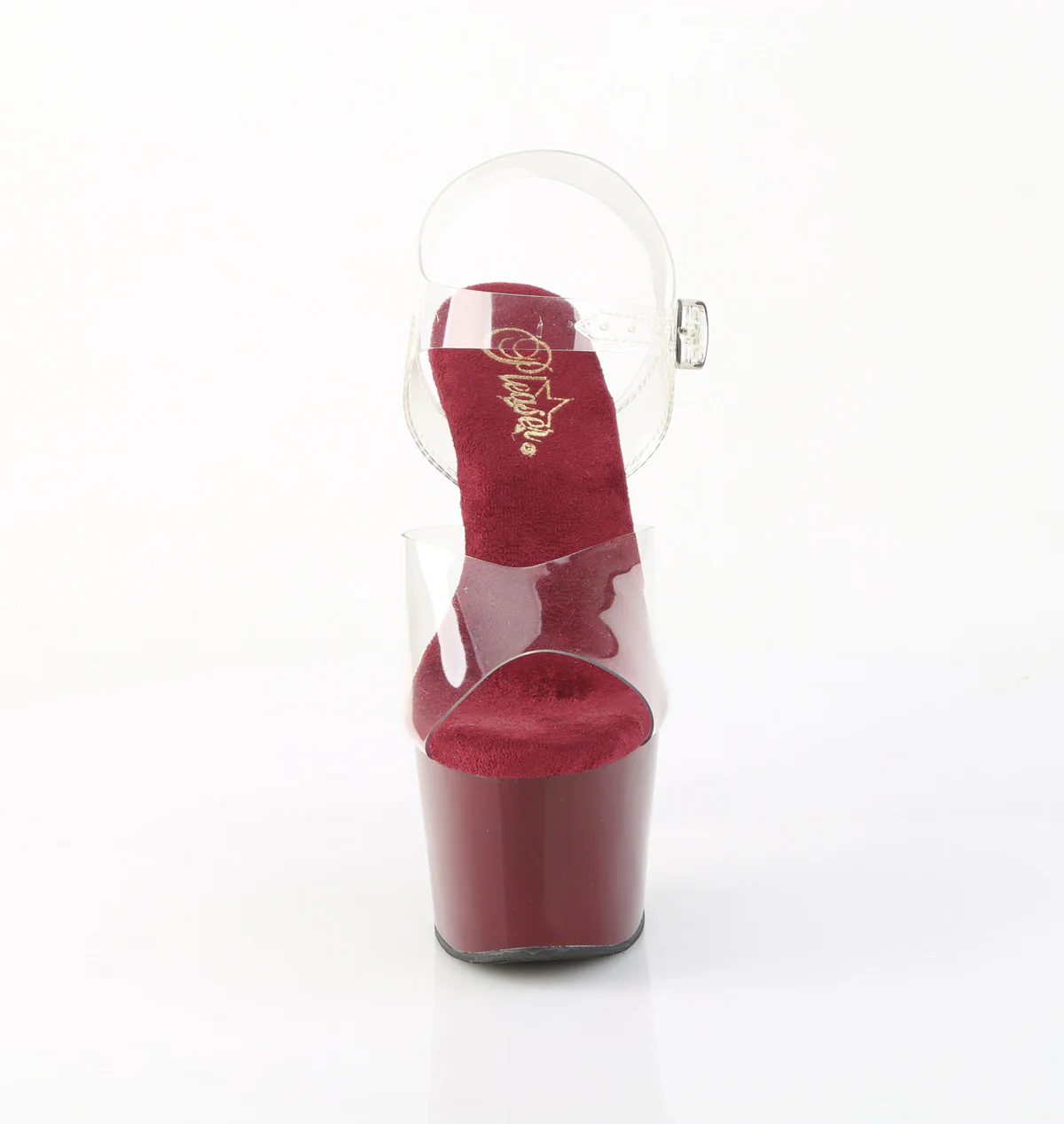 ADORE-708  Clear/Burgundy - Image 2
