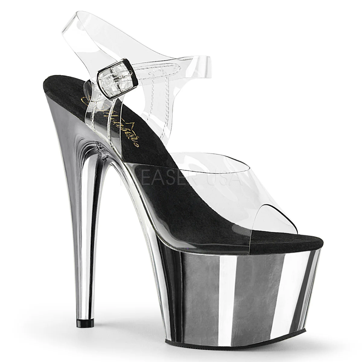 ADORE-708  Clear/Silver Chrome