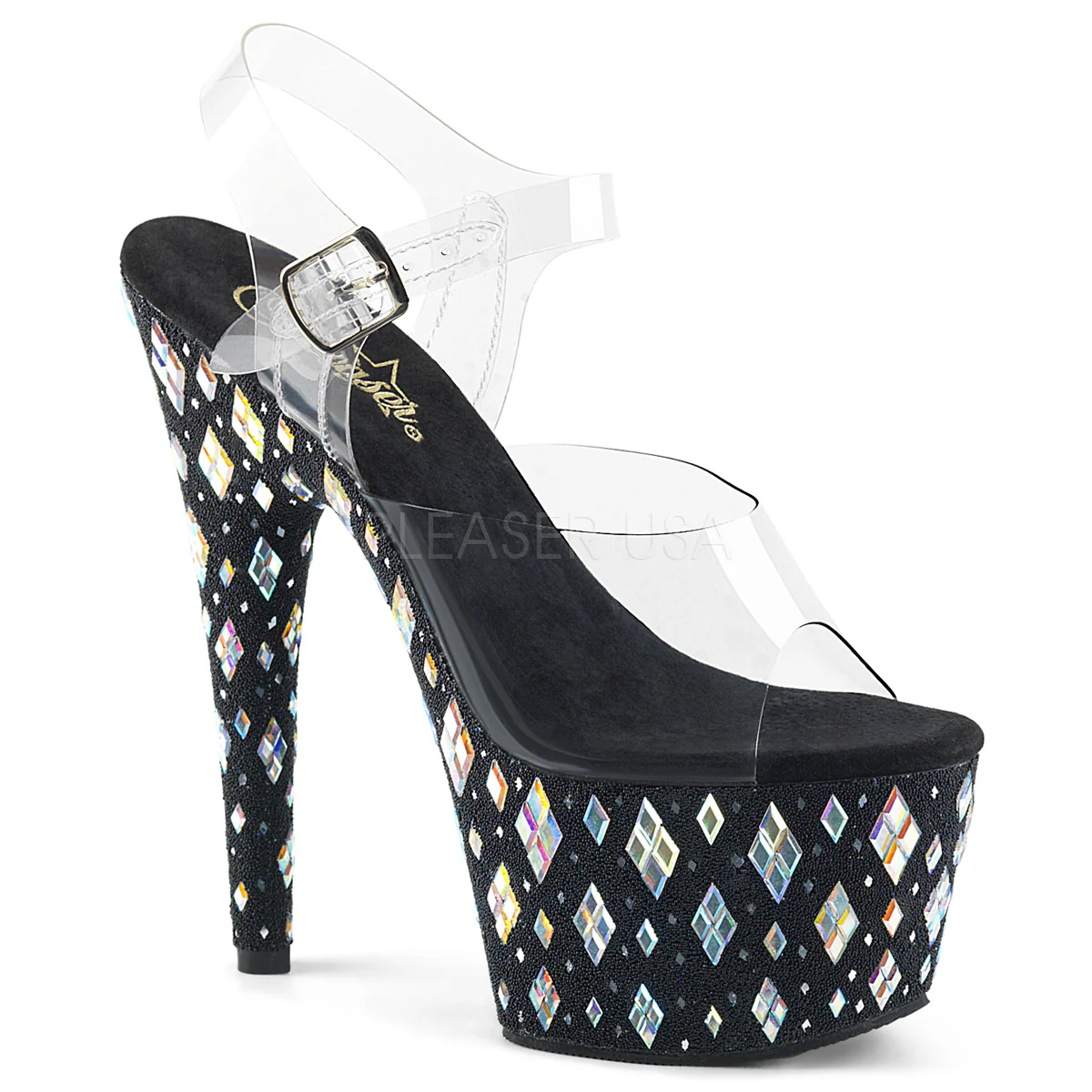 ADORE-708DIAMOND Clear/Black