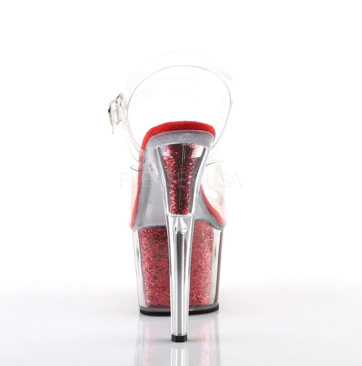 ADORE-708G  Clear/Red Glitter Inserts - Image 4