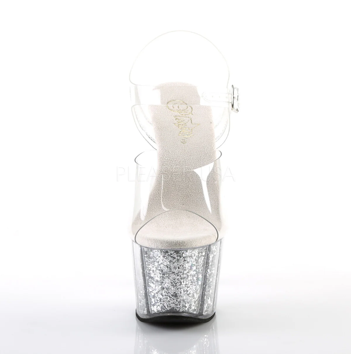 ADORE-708G Clear/Silver Glitter Inserts - Image 2
