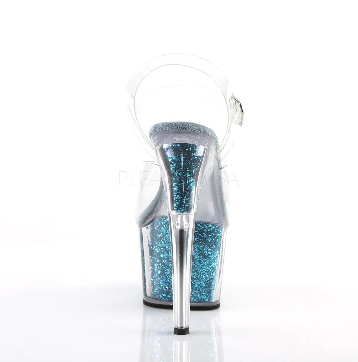 ADORE-708G  Clear/Turquoise Glitter Inserts - Image 4