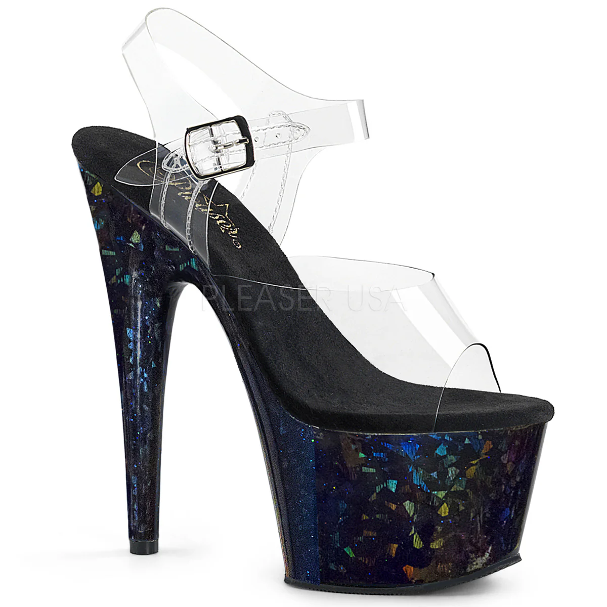 ADORE-708HSP Clear/Midnight Blue Hologram