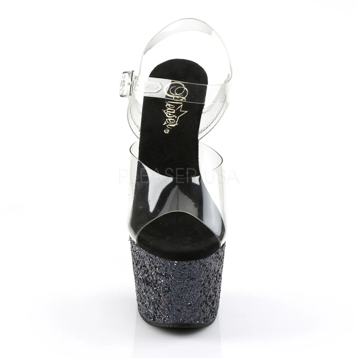 ADORE-708LG  Clear/Black Multi Glitter - Image 2