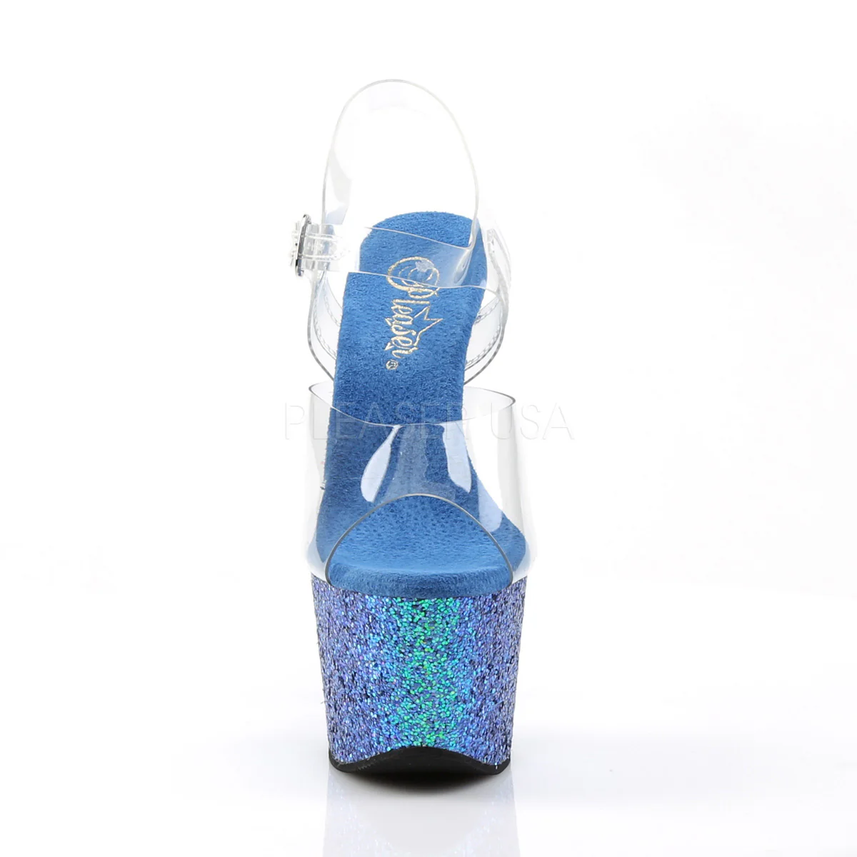ADORE-708LG  Clear/Blue Multi Glitter - Image 2