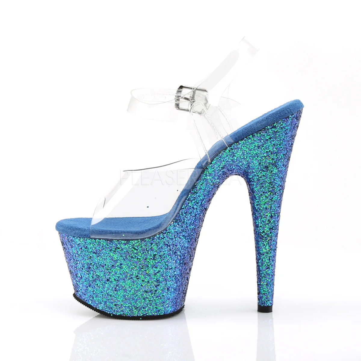 ADORE-708LG  Clear/Blue Multi Glitter - Image 3