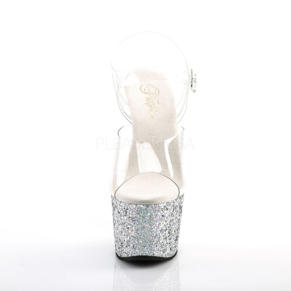 ADORE-708LG  Clear/Silver Multi Glitter - Image 2