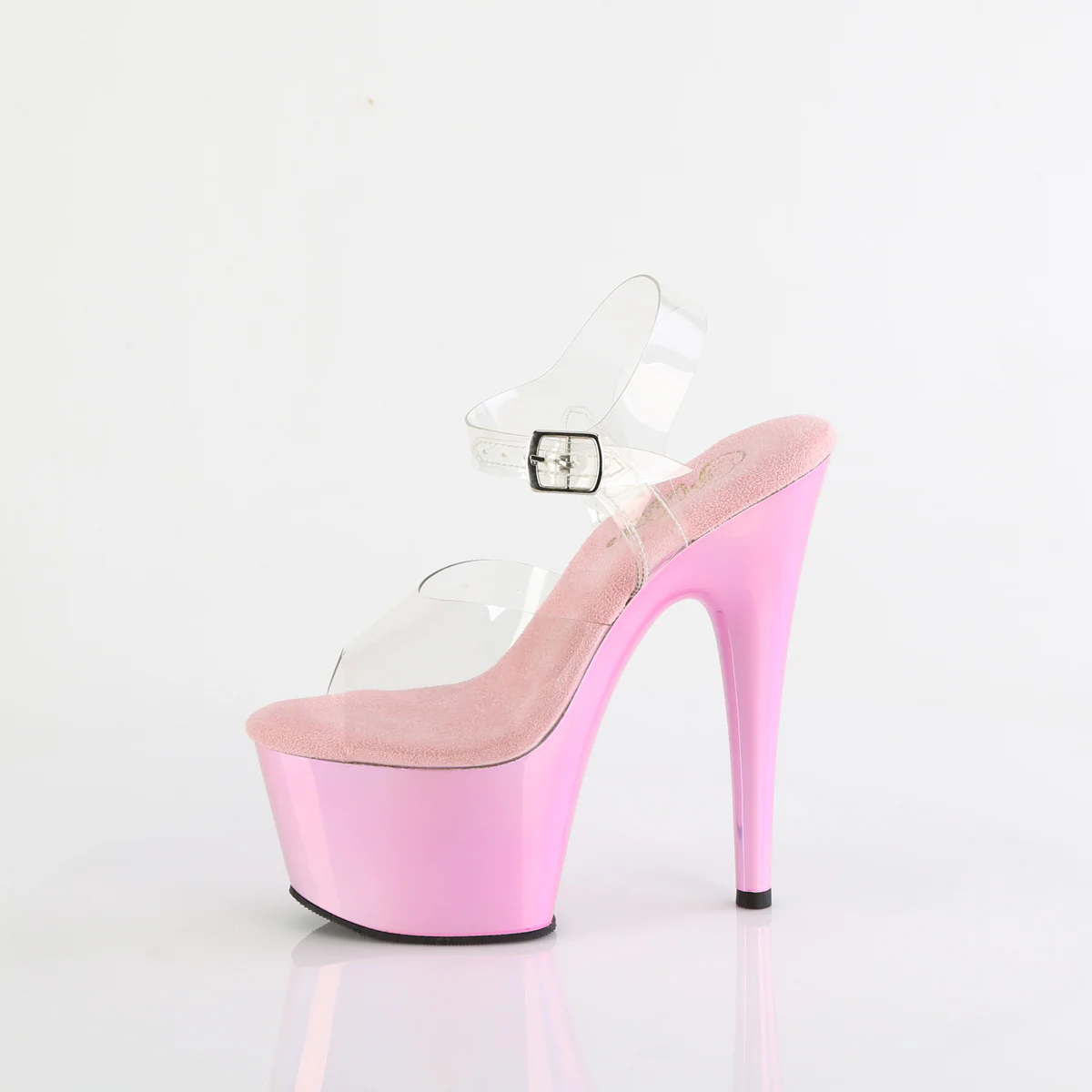 ADORE-708LQ  Clear/Liquid Baby Pink Hologram - Image 3