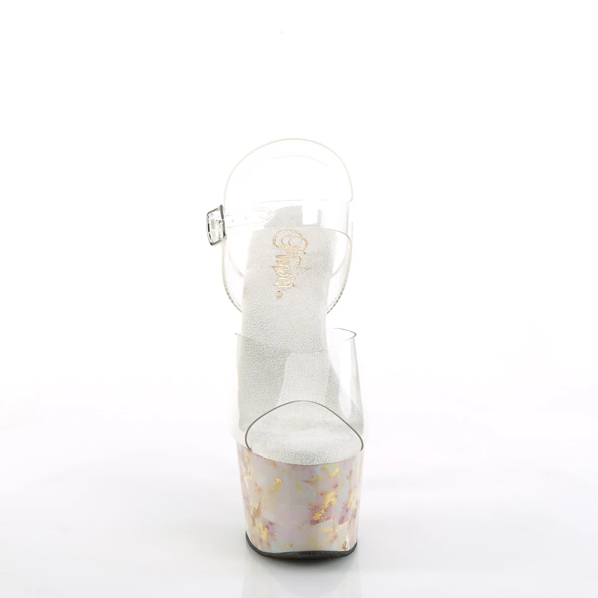 ADORE-708MB  Clear/Blush-Gold Marble - Image 2