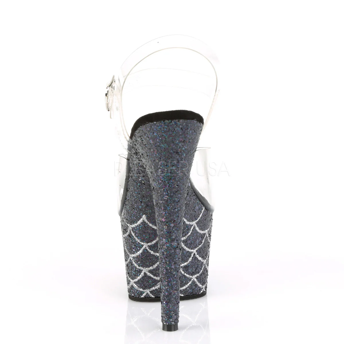 ADORE-708MSLG  Clear/Black Multi Glitter - Image 4