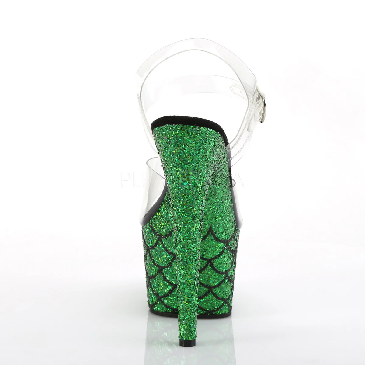 ADORE-708MSLG  Clear/Green Multi Glitter - Image 4