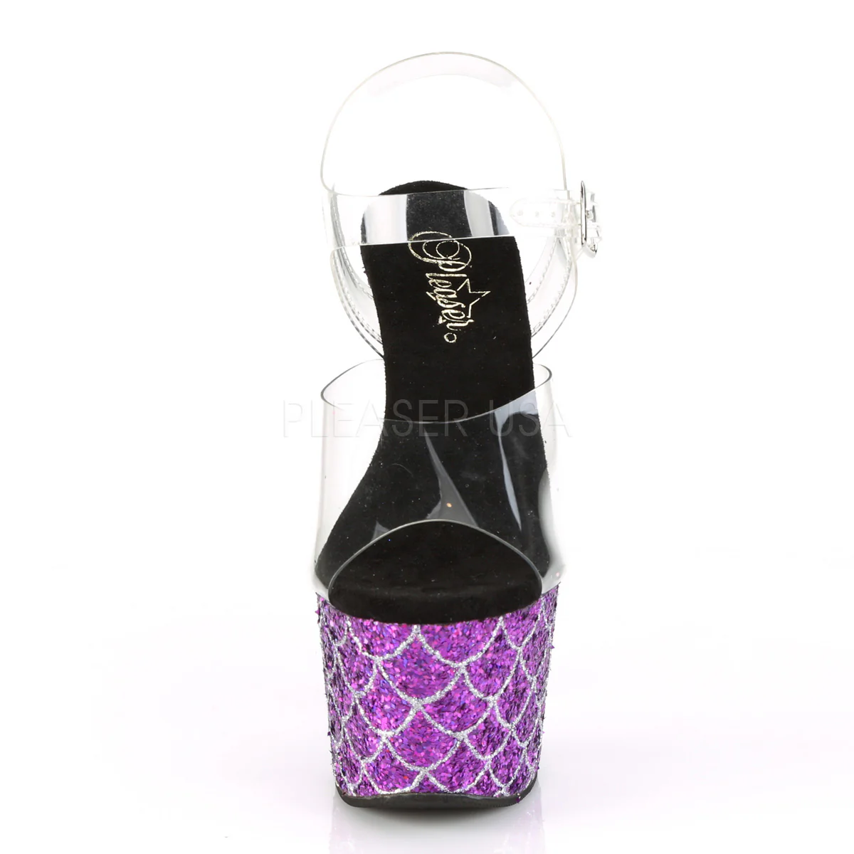 ADORE-708MSLG  Clear/Purple Multi Glitter - Image 2