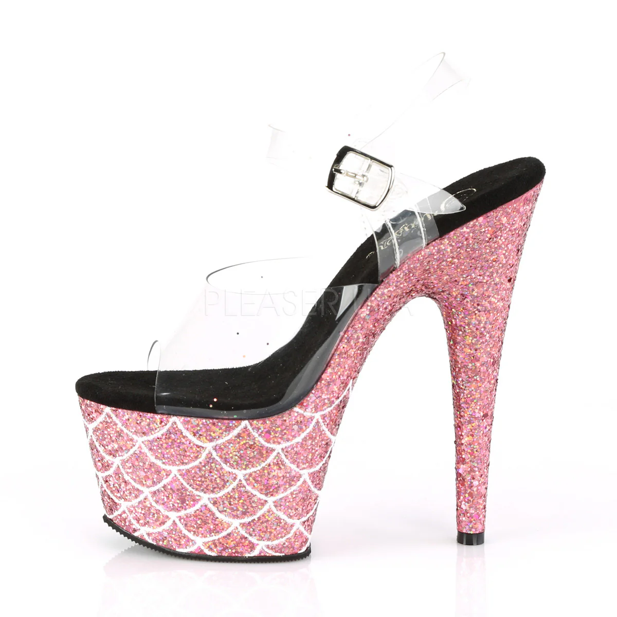 ADORE-708MSLG  Clear/Salmon Multi Glitter - Image 2