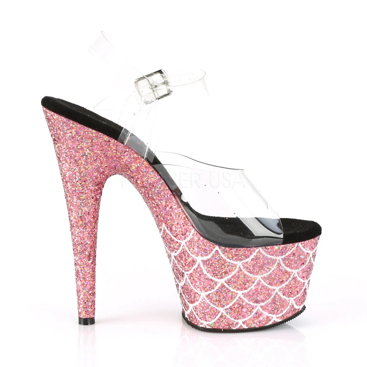 ADORE-708MSLG  Clear/Salmon Multi Glitter - Image 4