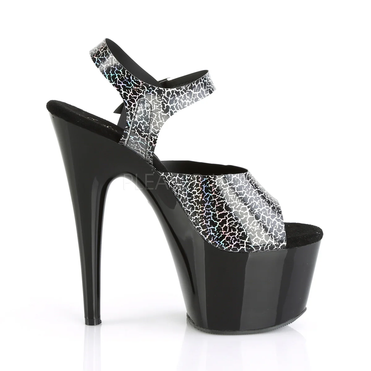 ADORE-708N-CK  Black Cracker Hologram TPU/Black - Image 4
