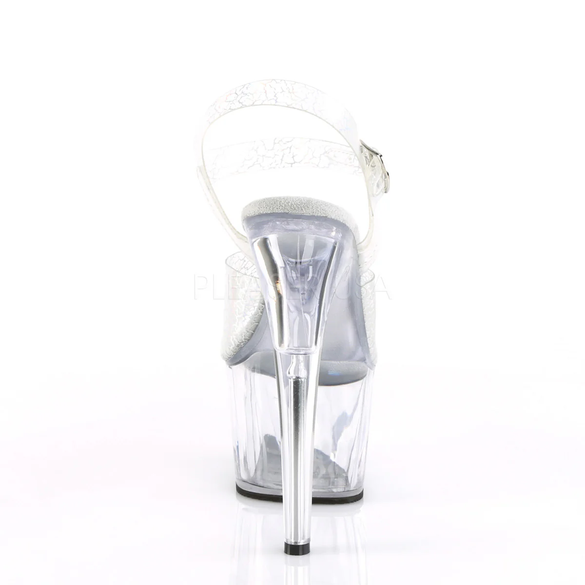 ADORE-708N-CK  Silver Cracker Hologram TPU/Clear - Image 3