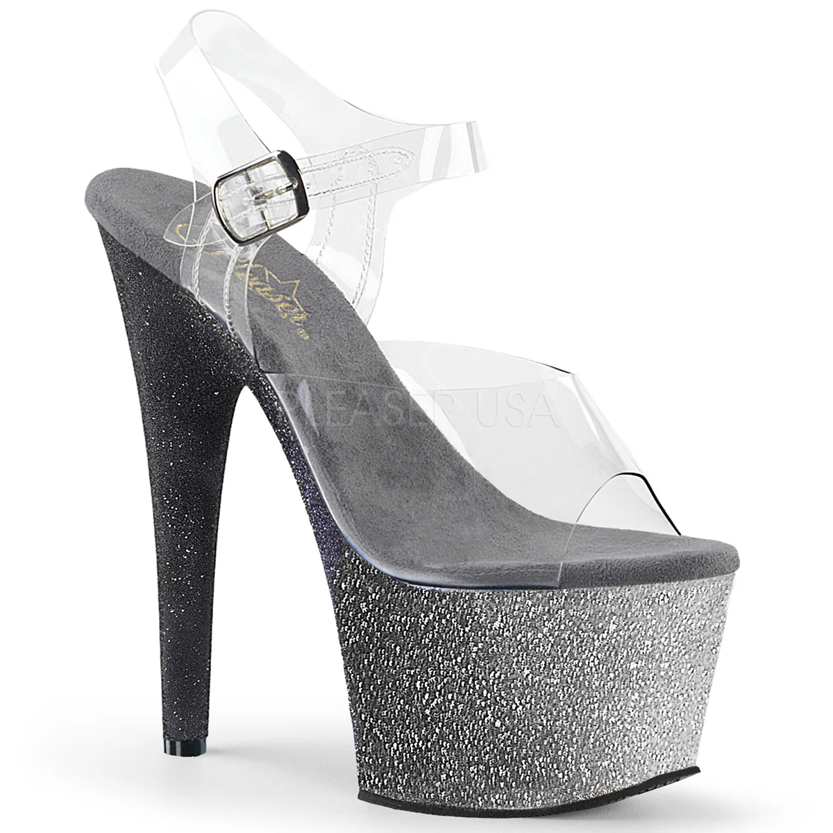 ADORE-708OMBRE  Clear/Silver-Black Ombre