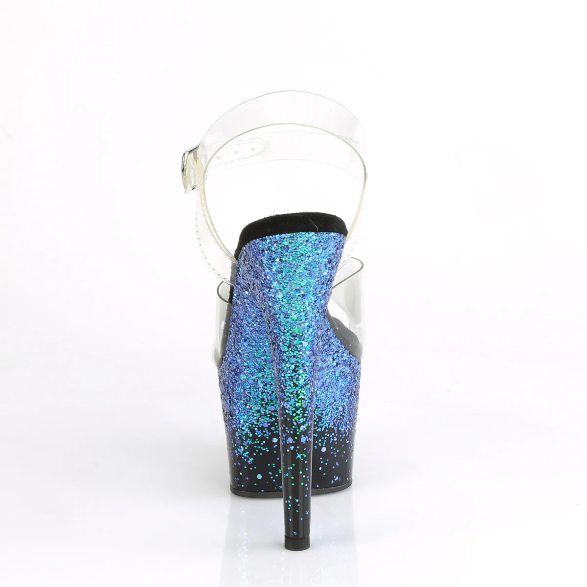 ADORE-708SS Clear/Black-Blue Multi Glitter - Image 4