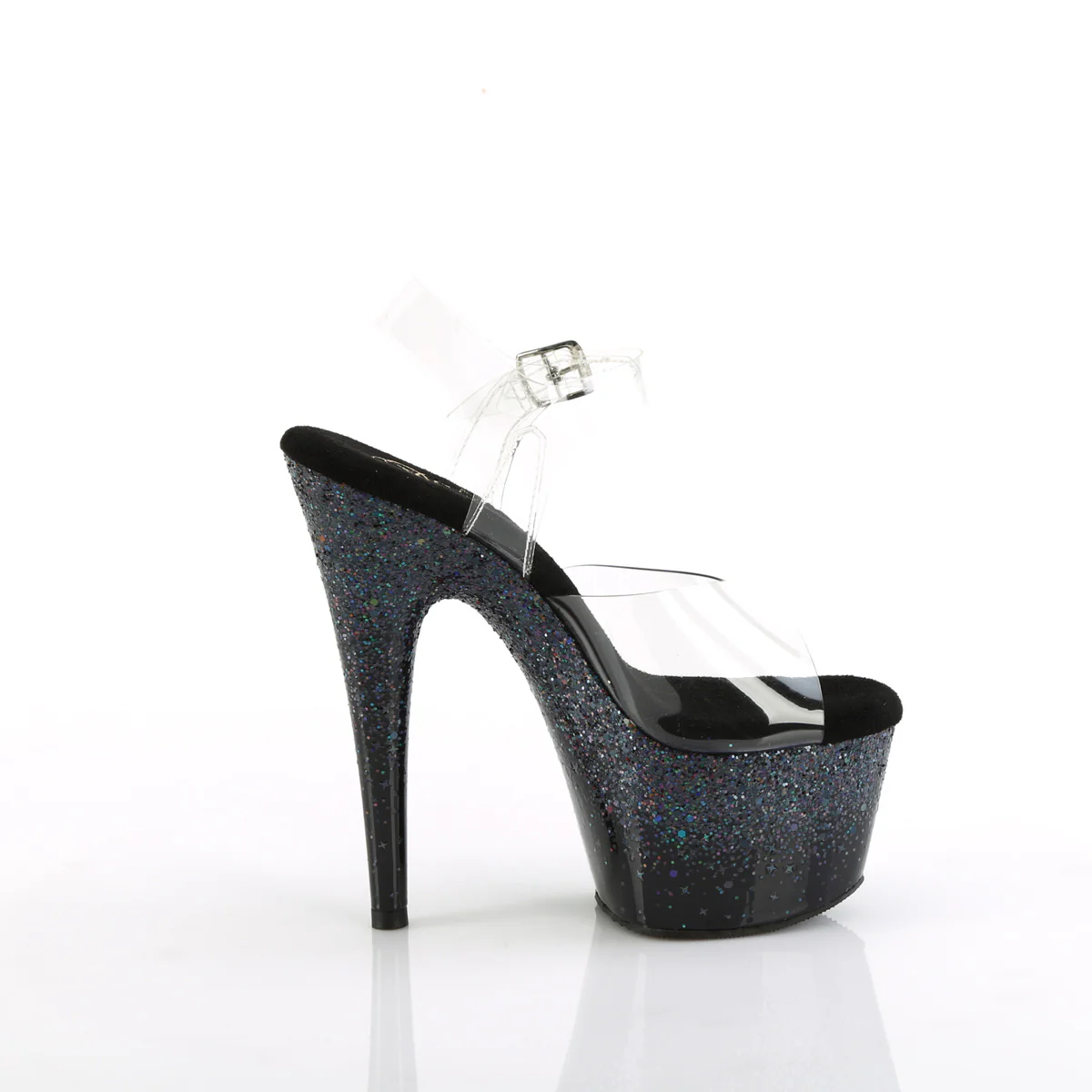 ADORE-708SS  Clear/Black Multi Glitter - Image 5