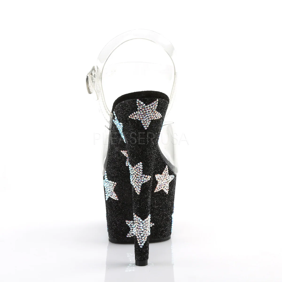 ADORE-708STAR  Clear/Black Glitter-ABRS - Image 4