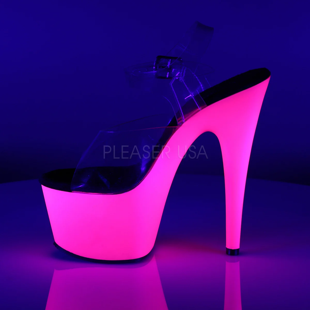 ADORE-708UV  Clear/Neon Pink - Image 3
