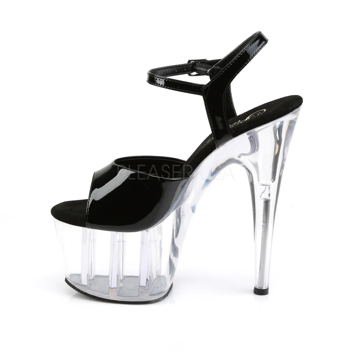 ADORE-709 Black Patent/ Clear - Image 3