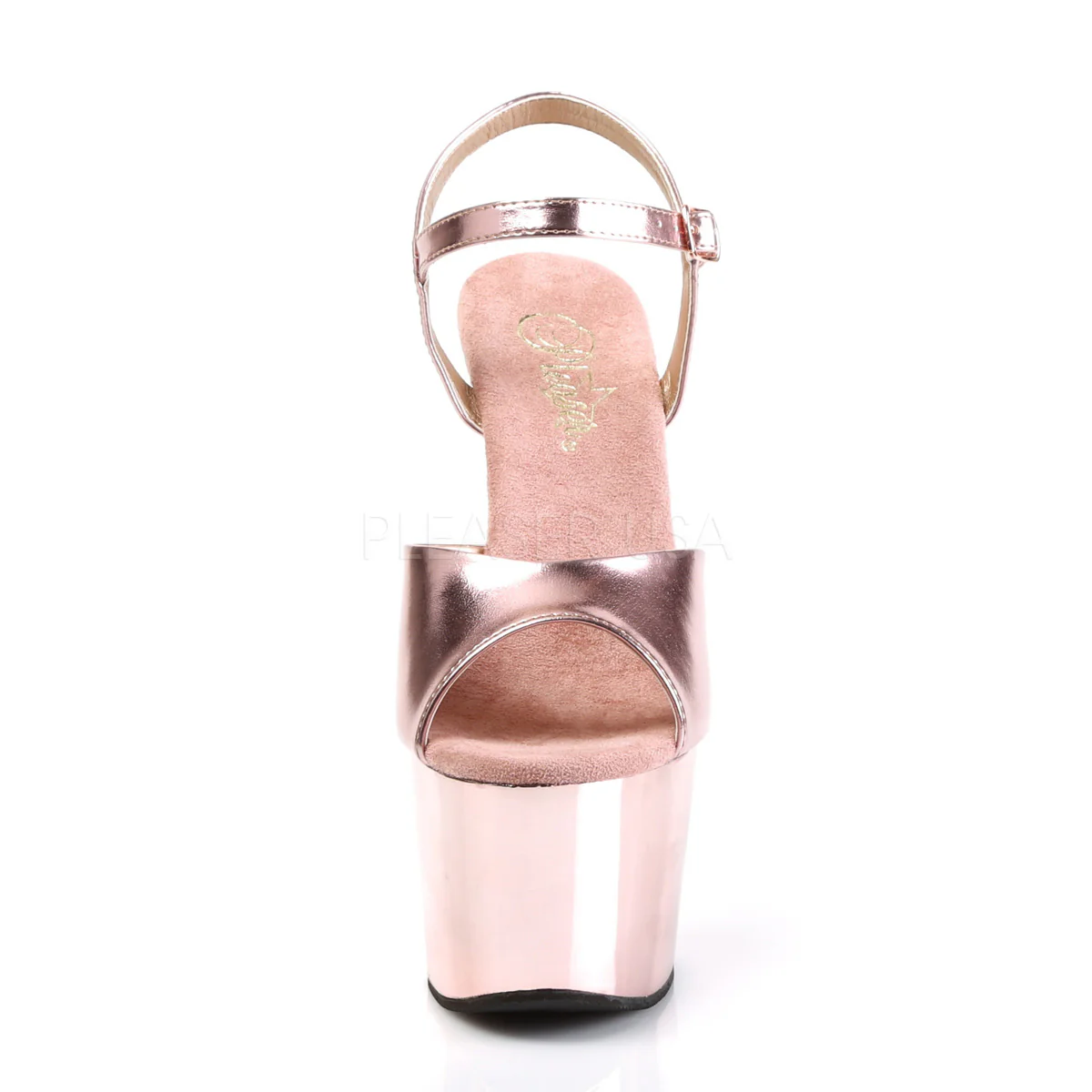 ADORE-709  Rose Gold Metallic Pu/Rose Gold Chrome - Image 2