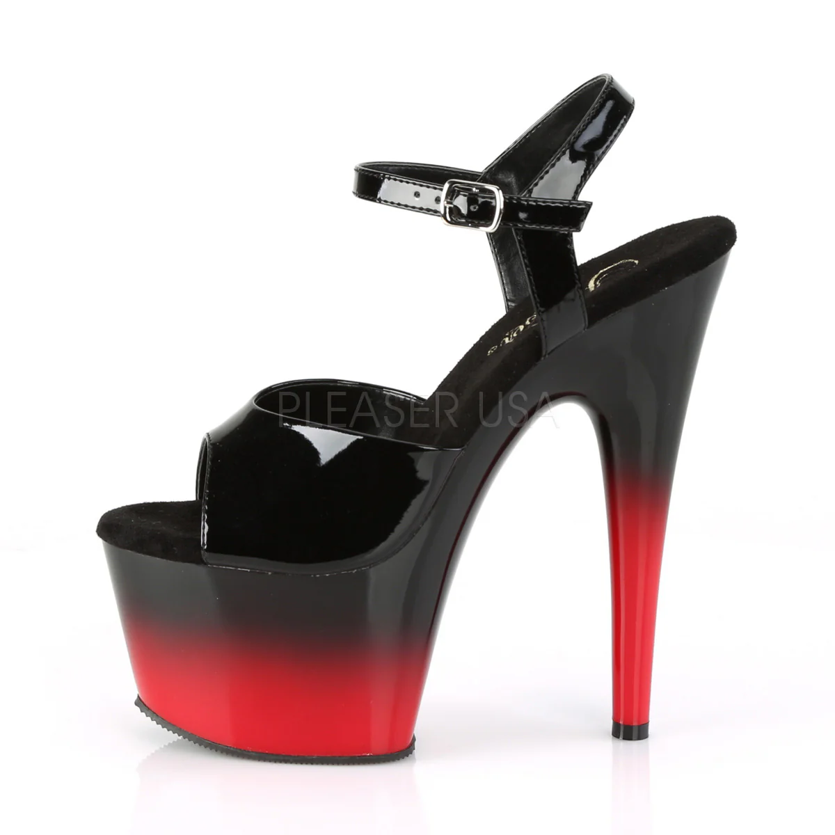 ADORE-709BR-H  Black Patent/Black-Red - Image 3