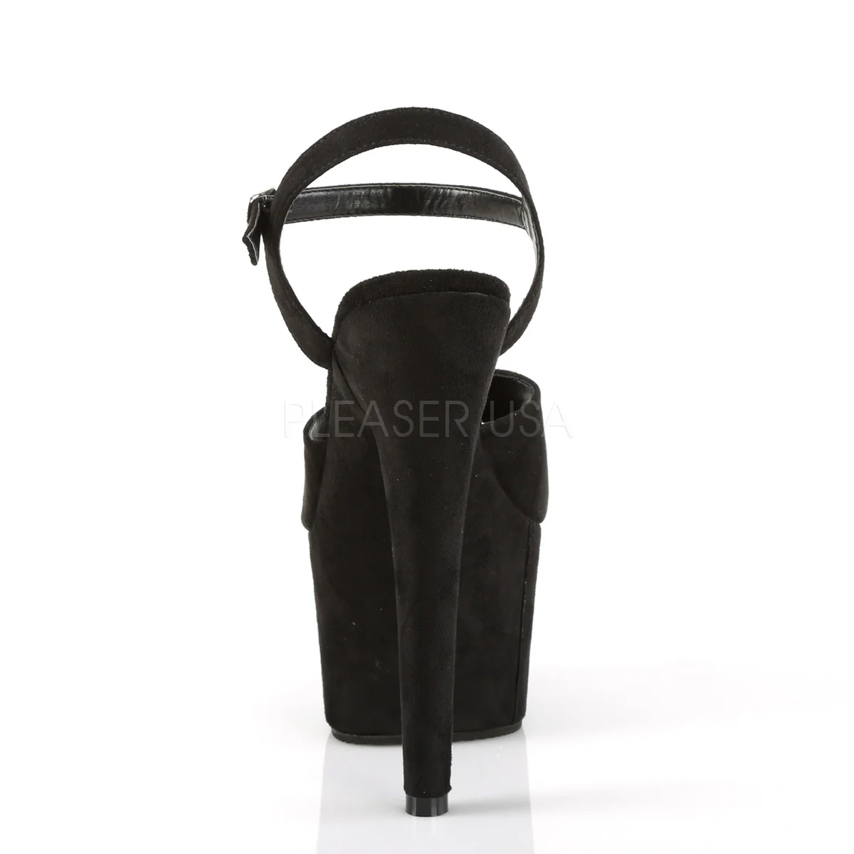 ADORE-709FS  Black Faux Suede/Black Faux Suede - Image 4