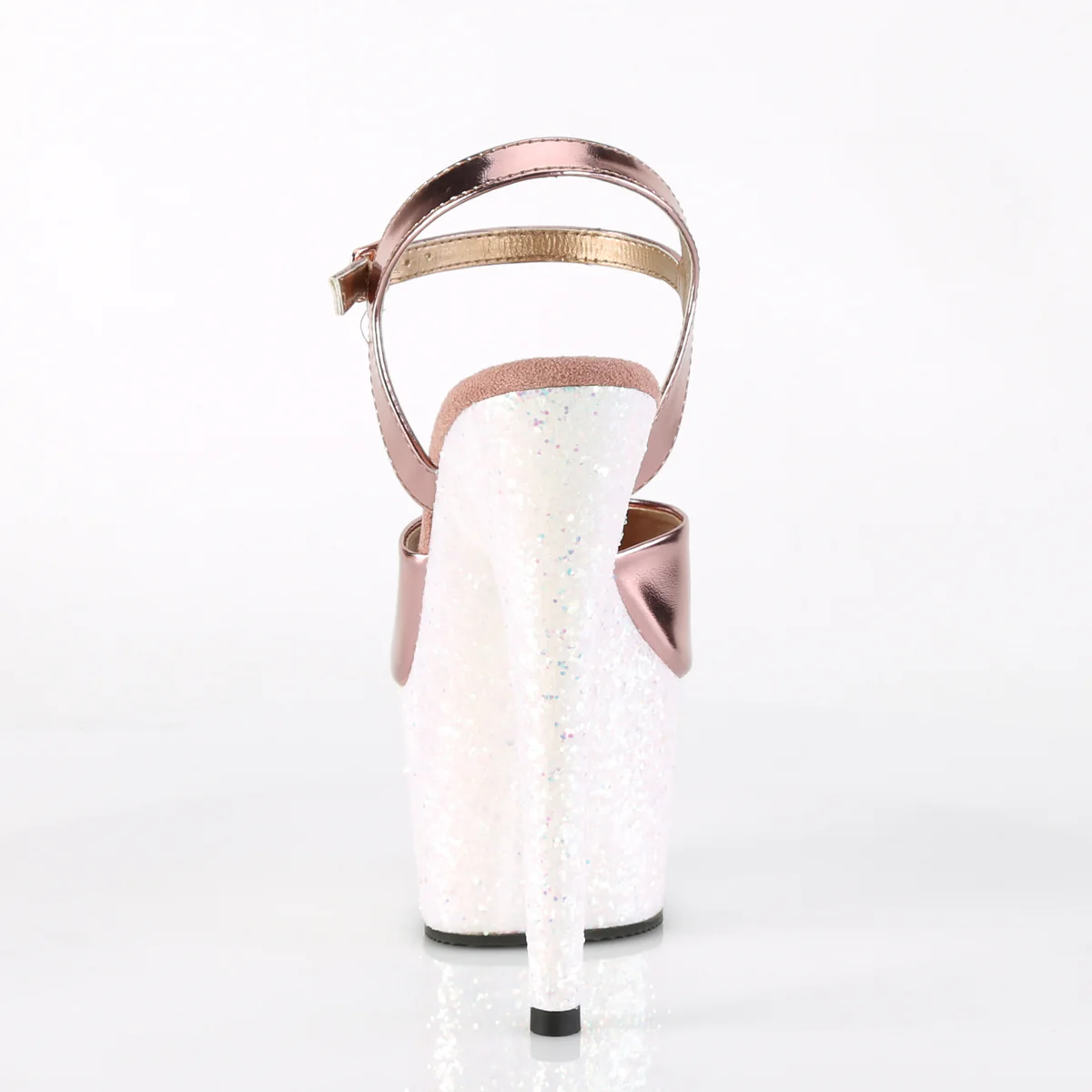 ADORE-709LG  Rose Gold Metallic Pu/Opal Multi Glitter - Image 4