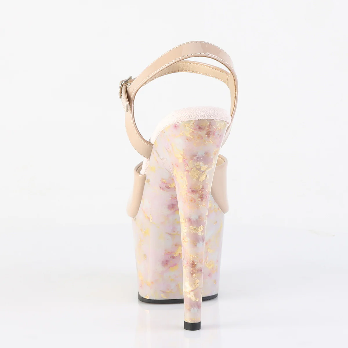 ADORE-709MB  Nude Patent/Blush-Gold Marble - Image 4