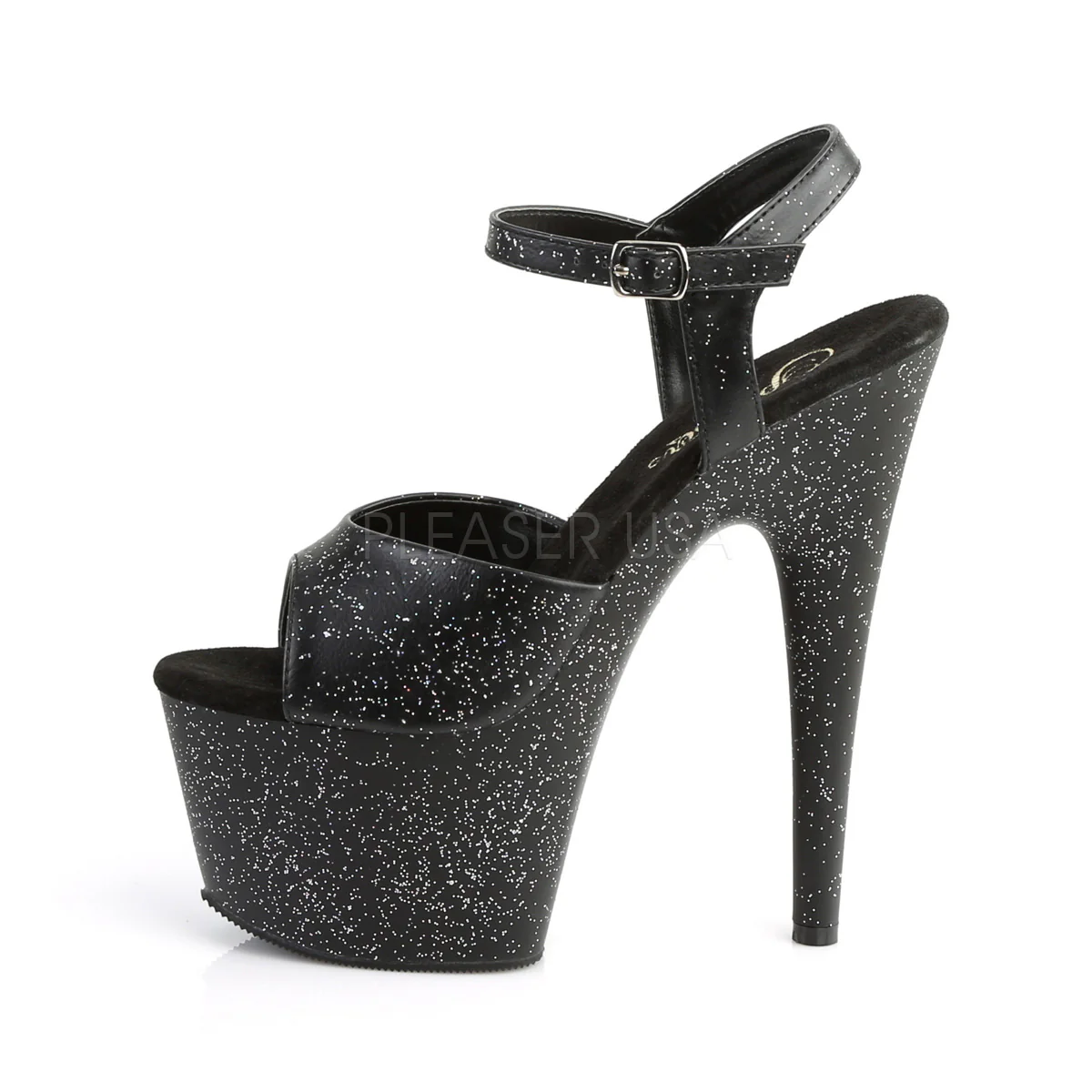 ADORE-709MMG  Black Faux Leather/Black Matte - Image 3