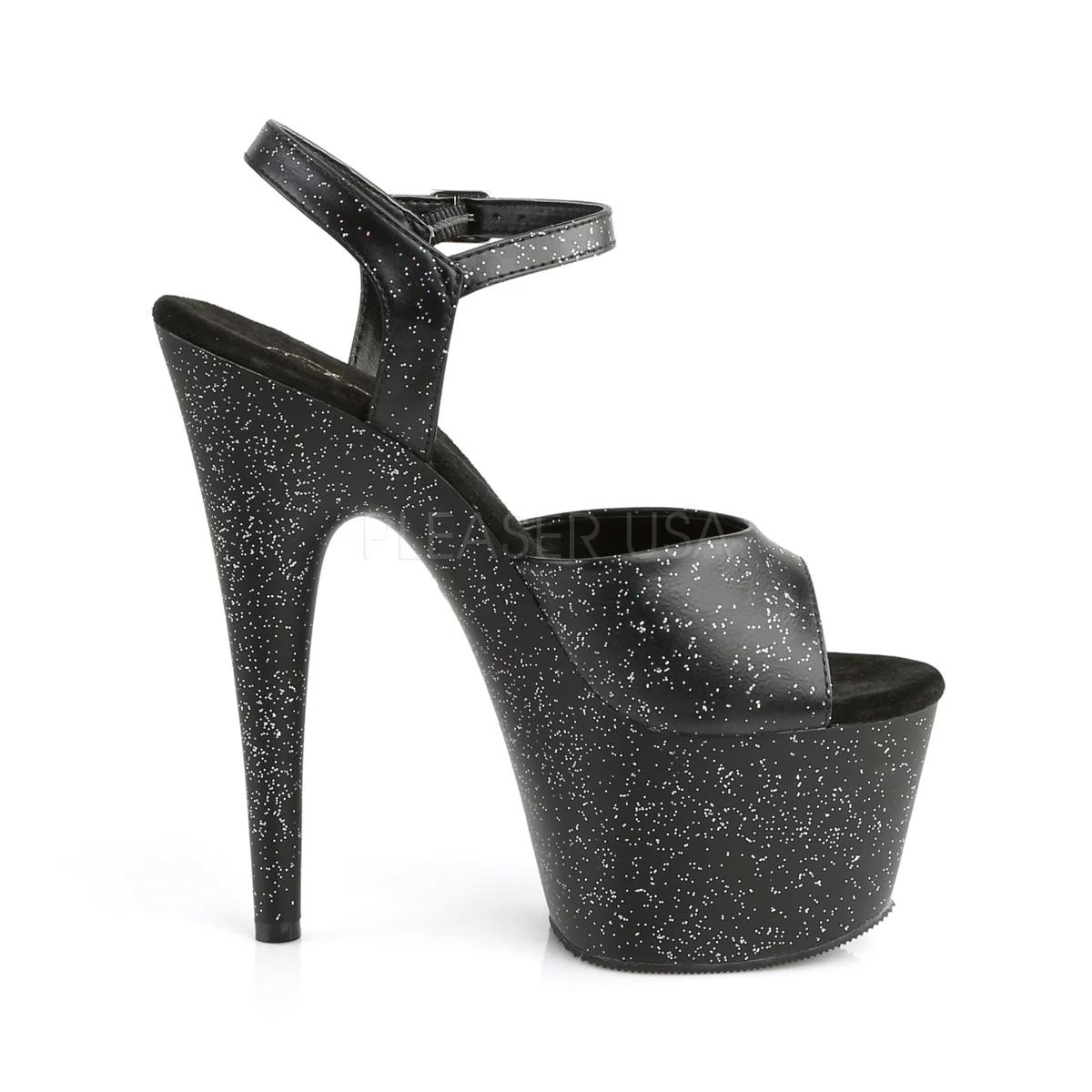 ADORE-709MMG  Black Faux Leather/Black Matte - Image 5