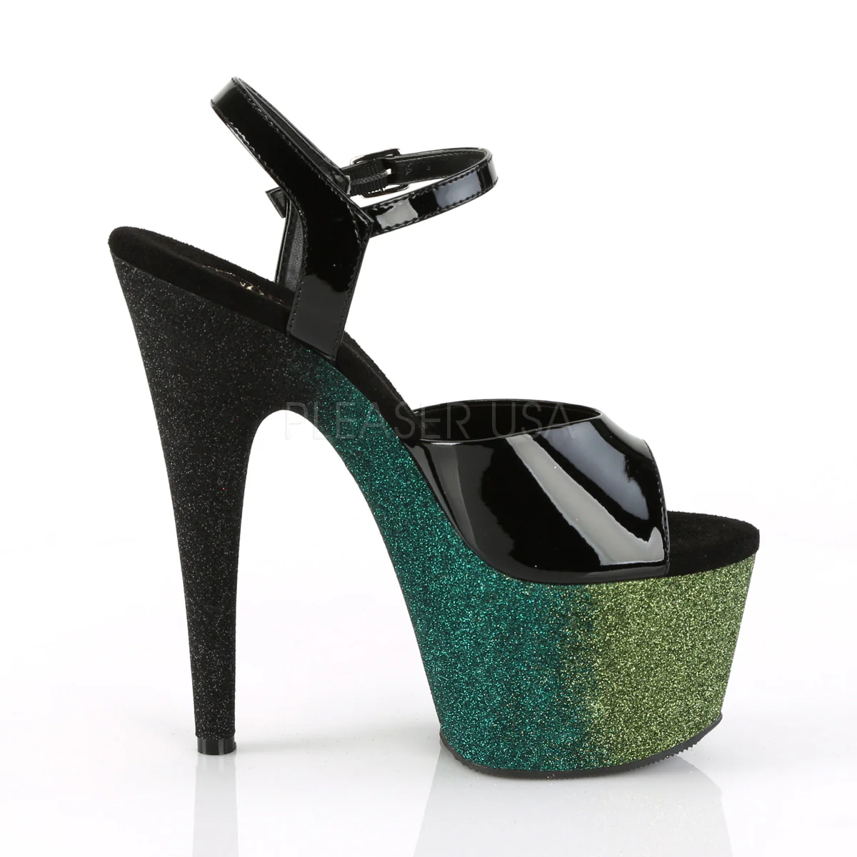ADORE-709OMBRE  Black/Emerald-Black Ombre - Image 4