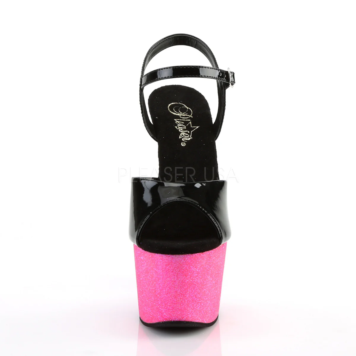ADORE-709OMBRE Black Patent/Pink-Lavender Ombre - Image 2