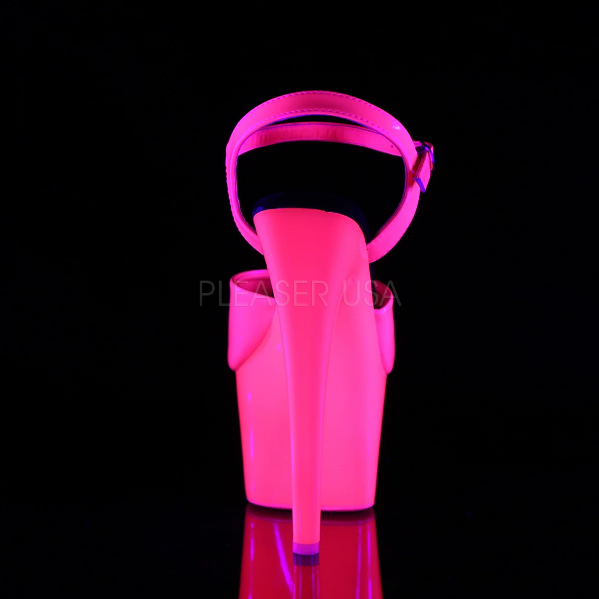 ADORE-709UV Neon Hot Pink Patent/Neon Hot Pink - Image 4