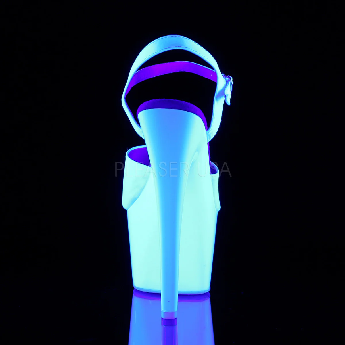 ADORE-709UV  White Satin/Neon White - Image 4