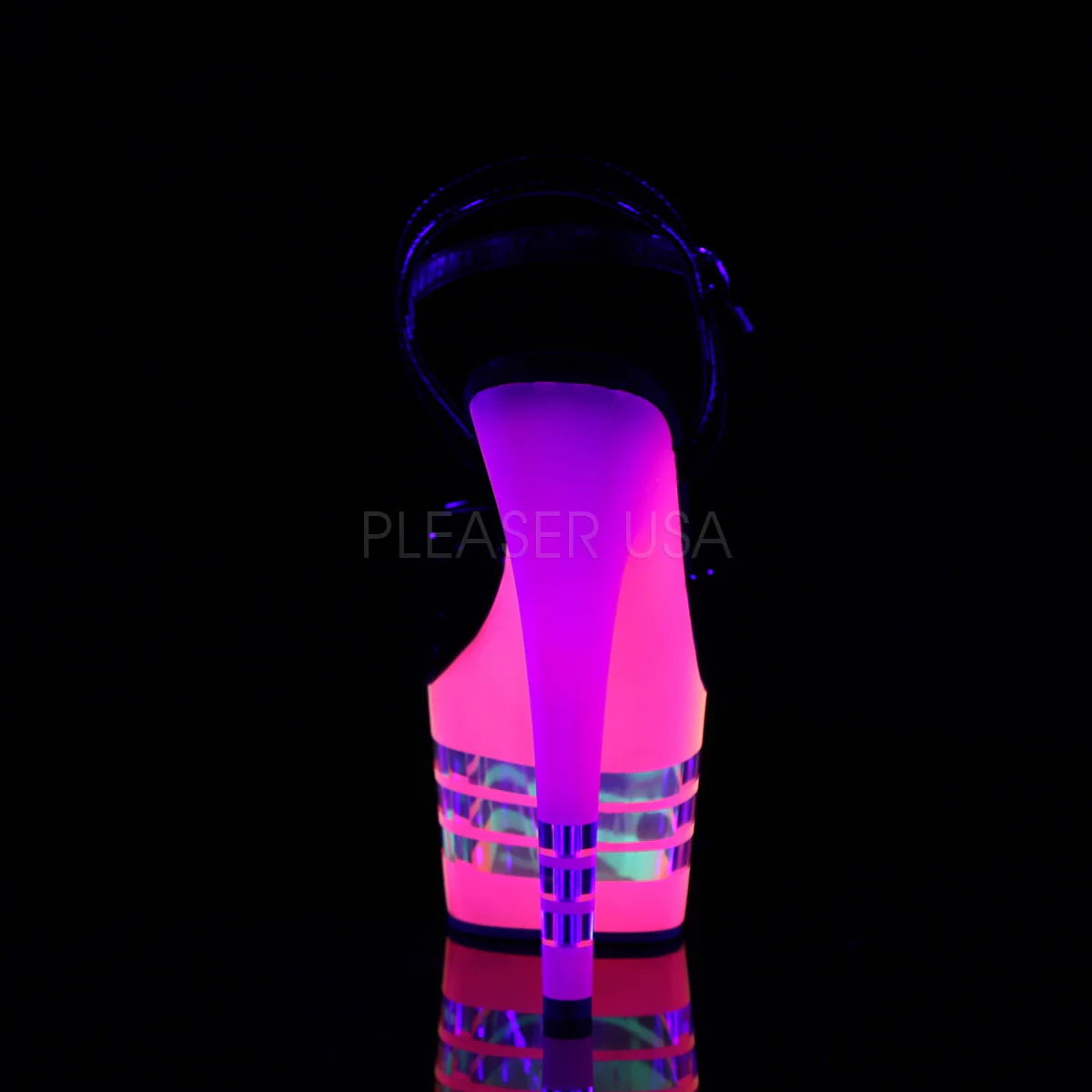 ADORE-709UVLN  Black Patent/Neon Multi - Image 4