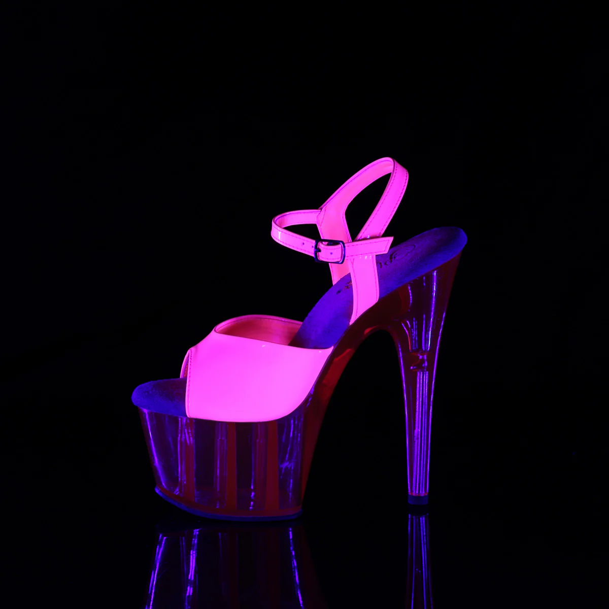 ADORE-709UVT Neon H Pink Patent/H Pink Tinted - Image 3