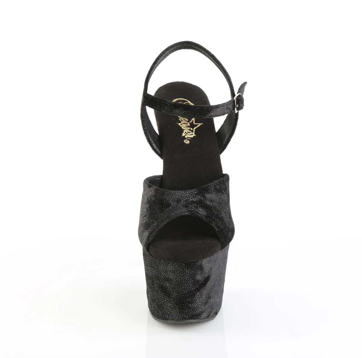 ADORE-709WR  Black Shimmering Fabric/Black - Image 2