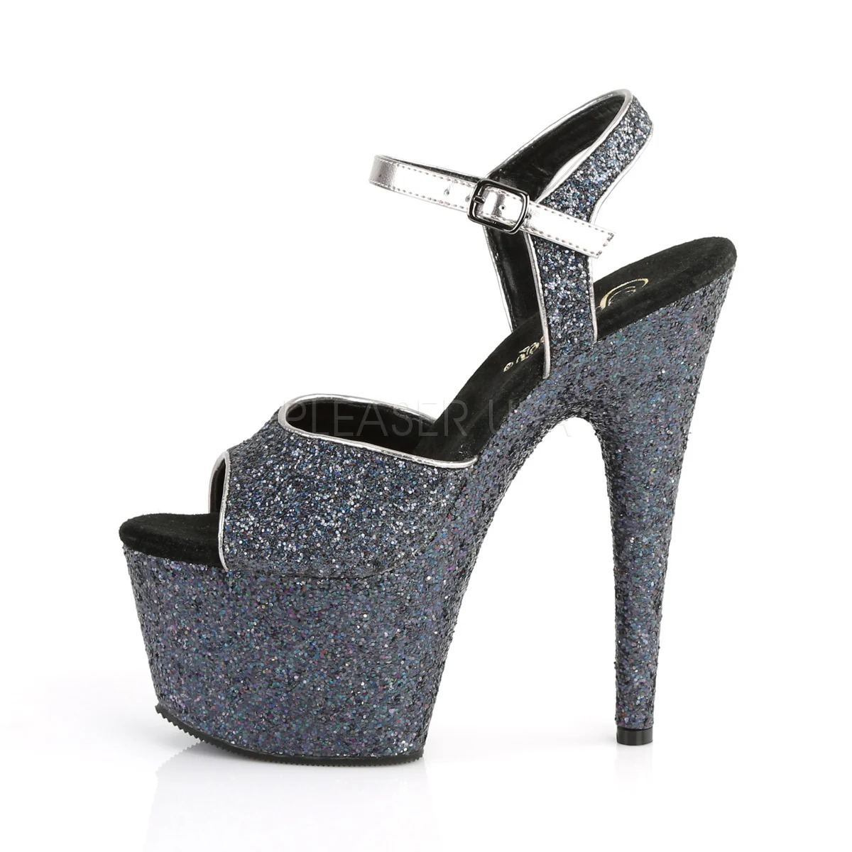 ADORE-710LG Black Holo Glitter/Black Holo Glitter - Image 3