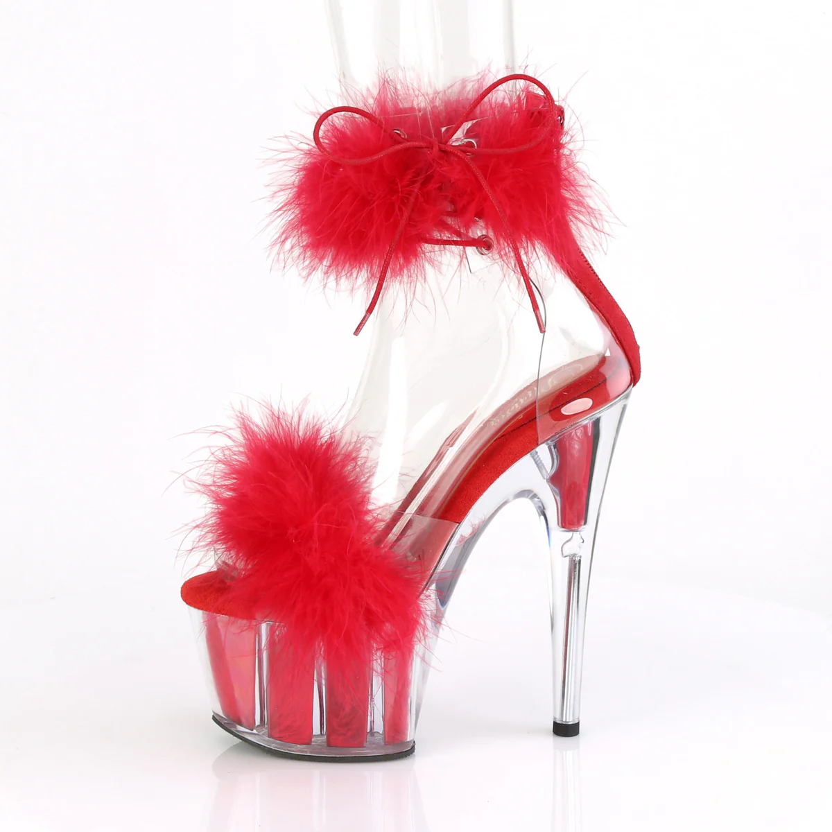 ADORE-724F  Clear-Red Fur/Red Fur - Image 3