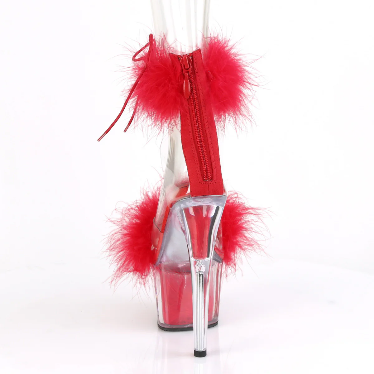 ADORE-724F  Clear-Red Fur/Red Fur - Image 4