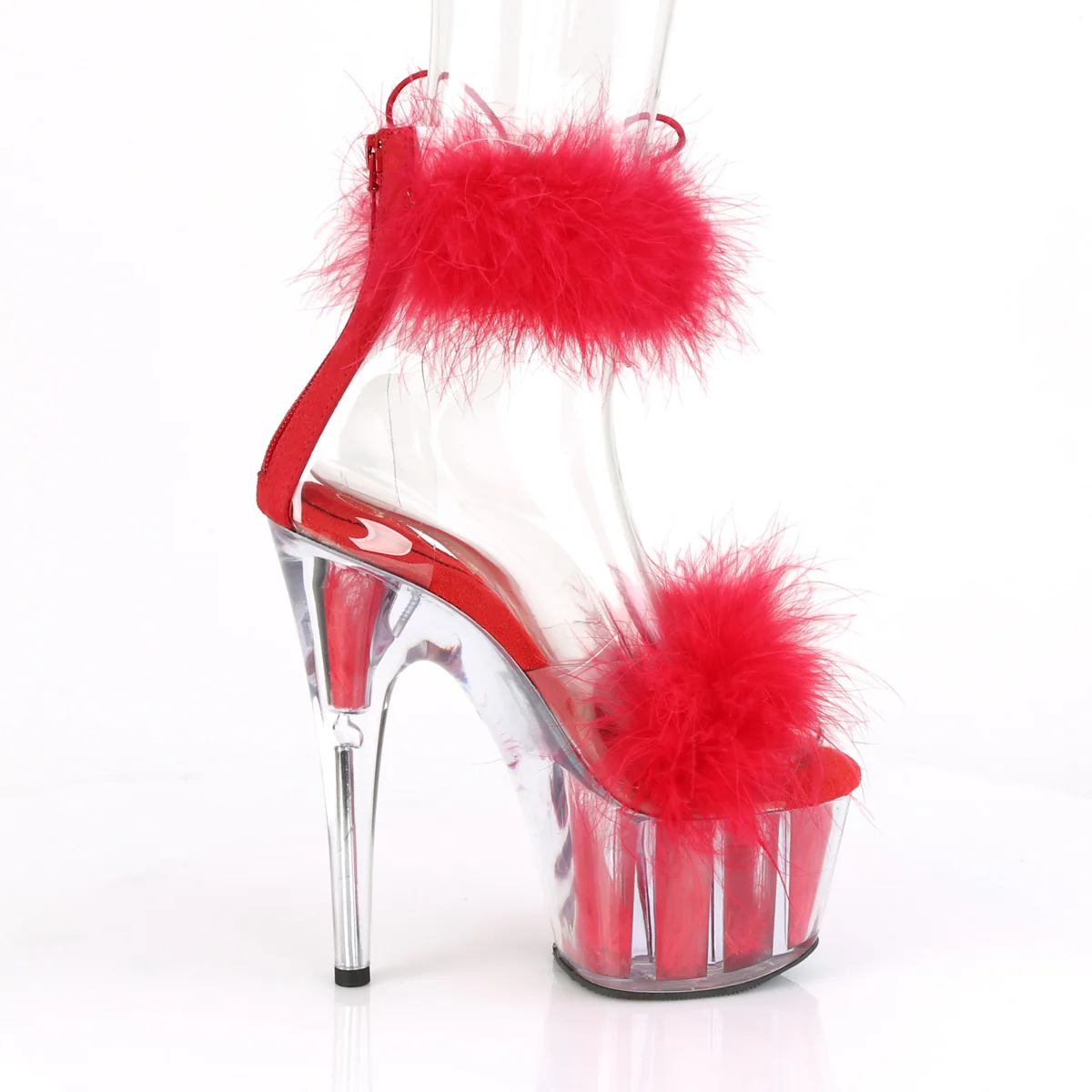ADORE-724F  Clear-Red Fur/Red Fur - Image 5