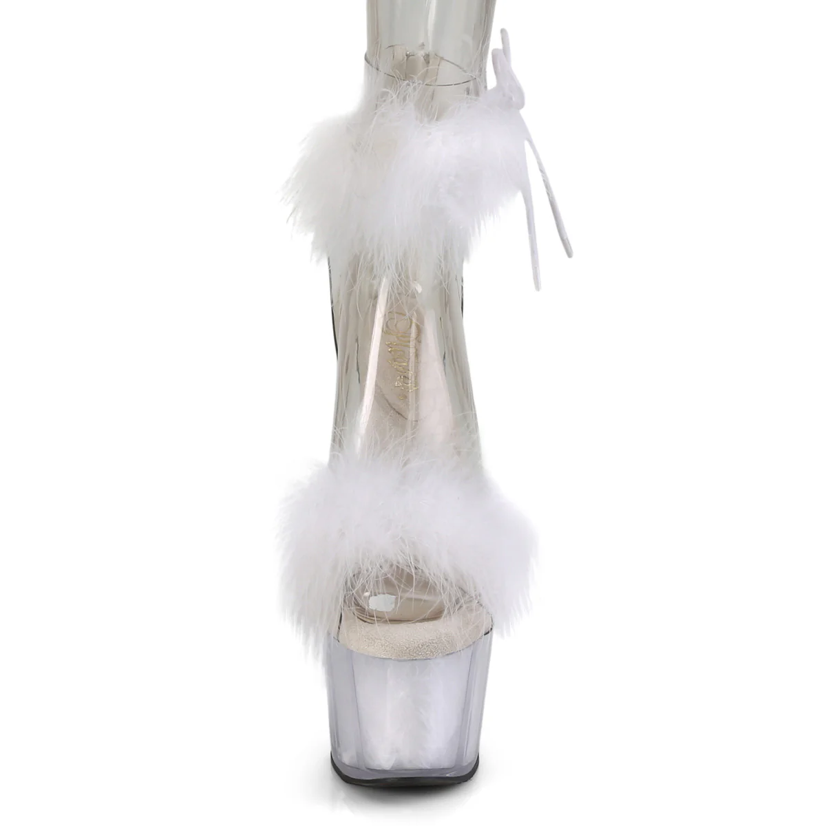 ADORE-724F  Clear-White Fur/White Fur - Image 2